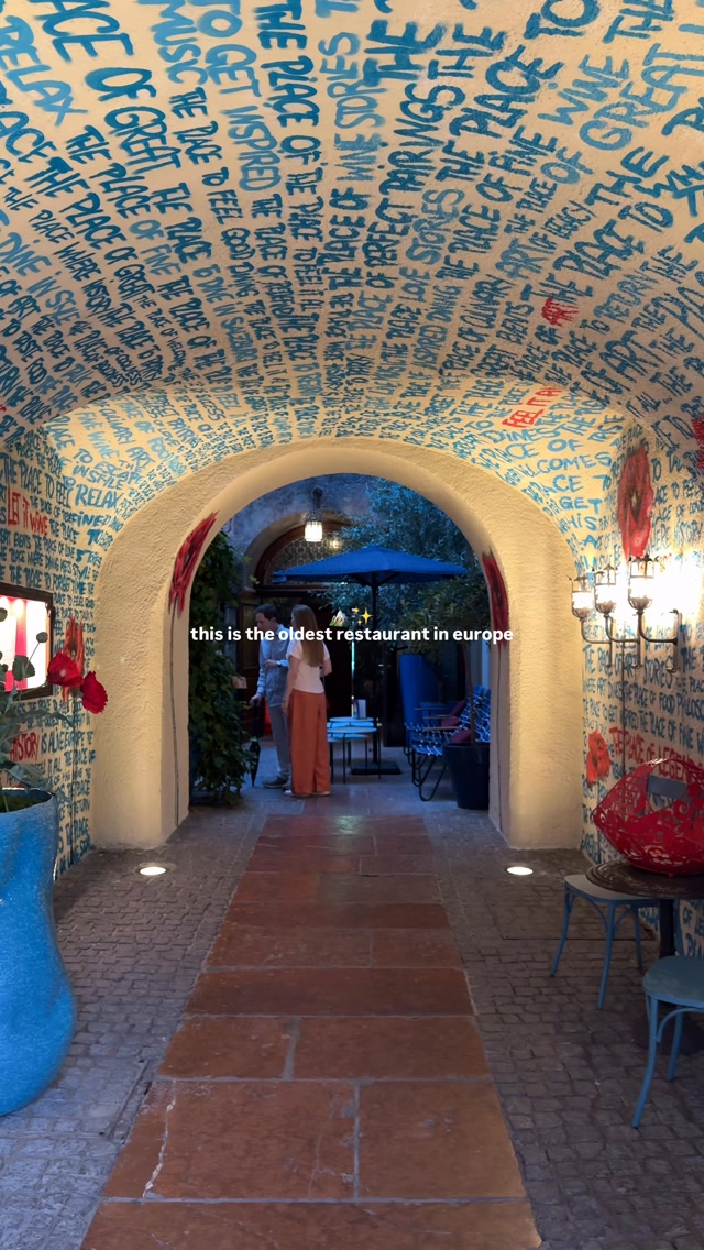 Europe's Oldest Restaurant Offers Historic Dining