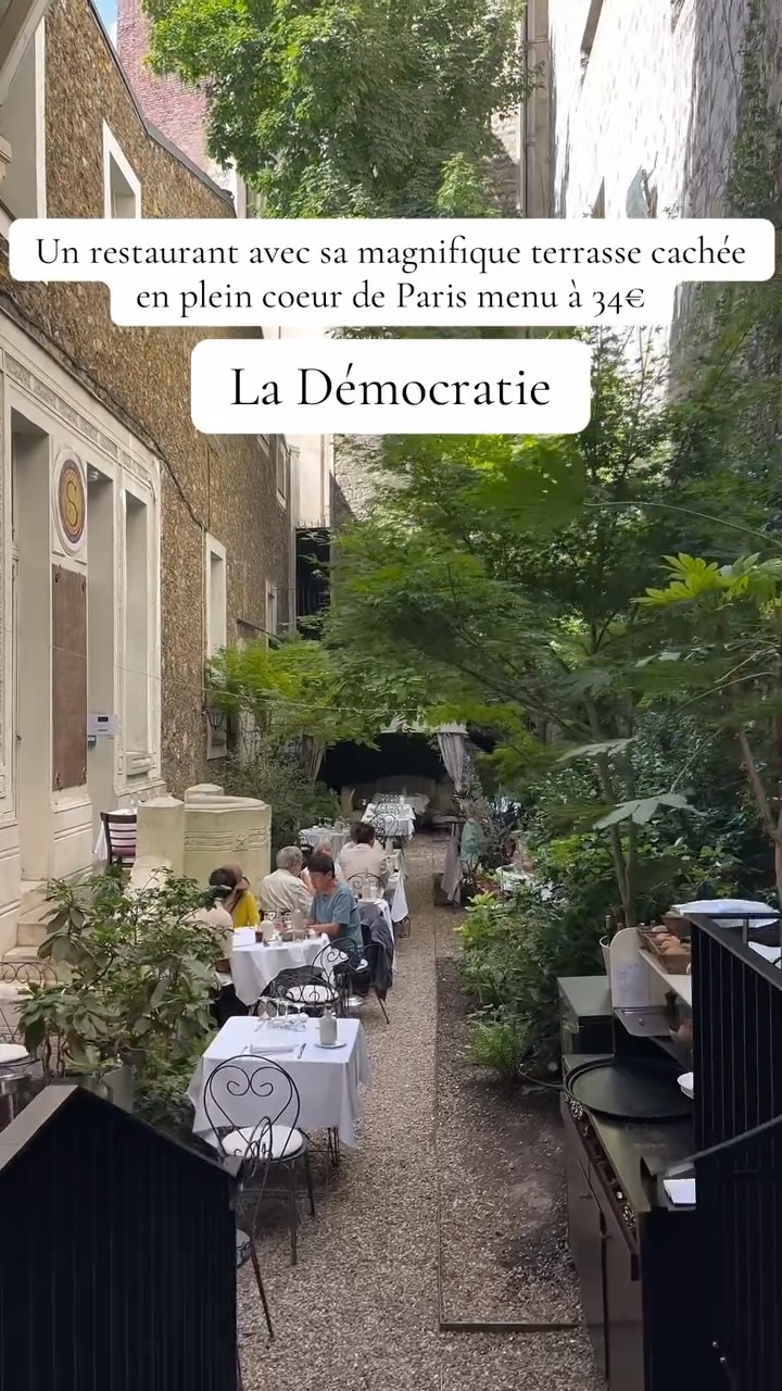 Historic Parisian Restaurants With Secluded Gardens