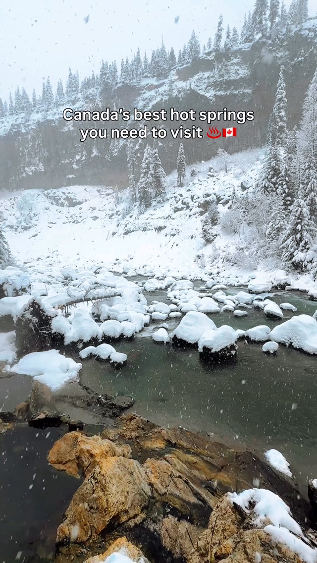 British Columbia's Natural Hot Springs for a Getaway