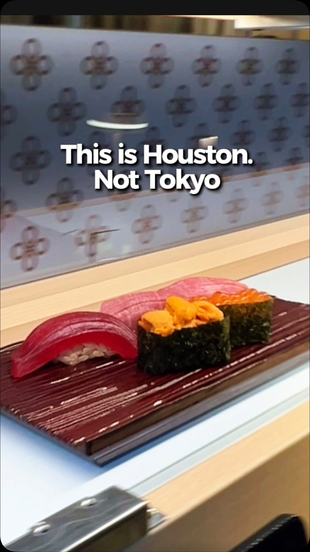 Conveyor Belt Sushi Experience in Houston