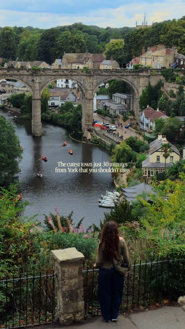 Knaresborough's Castle, Cave, and Viaduct Views