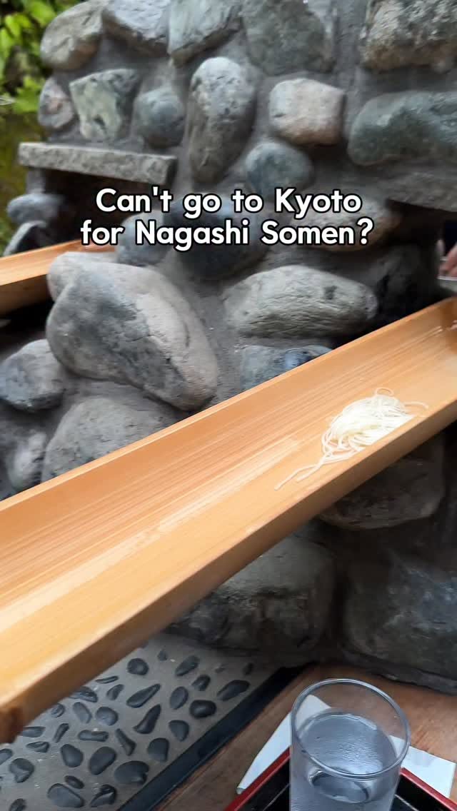 Nagashi Somen Experience At Japanese Restaurant