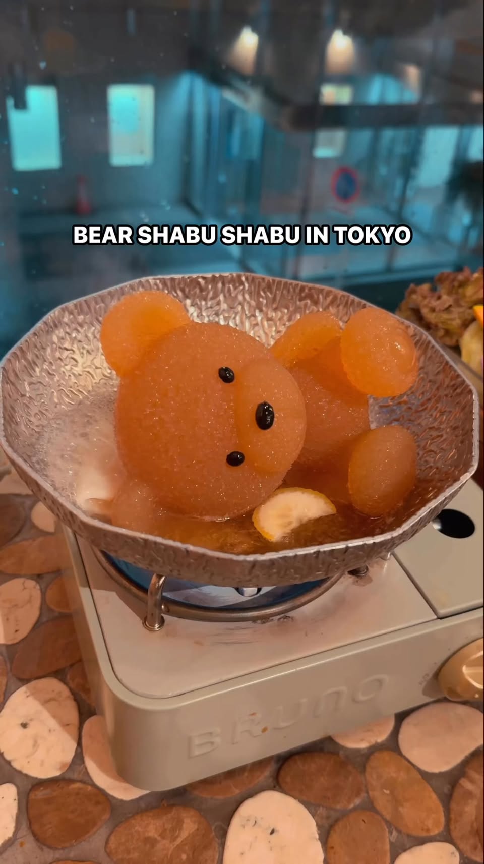 Bear-Shaped Hot Pot Experience at Kumachan Onsen