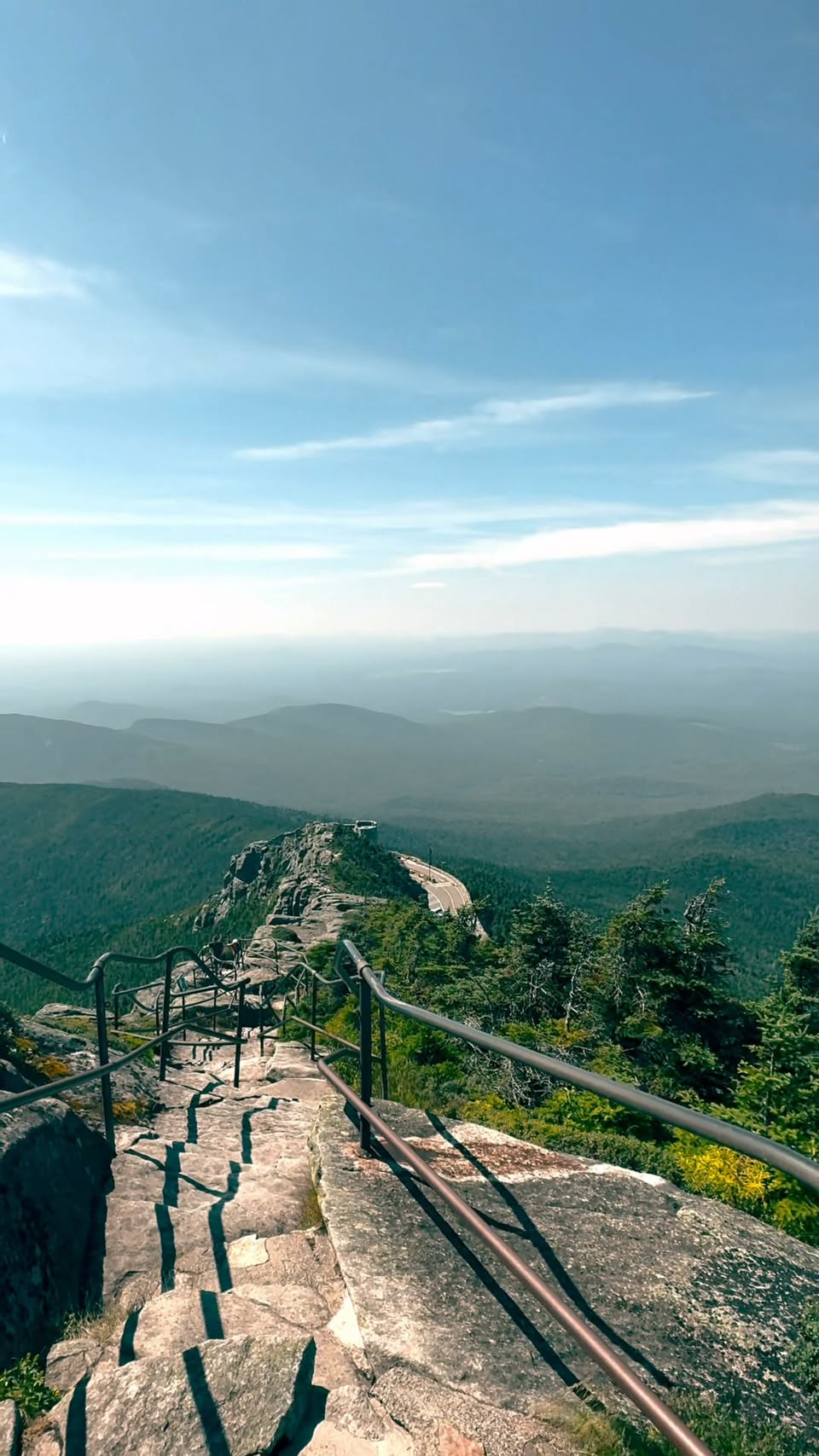 Scenic Adirondack Drive To Whiteface Mountain Summit