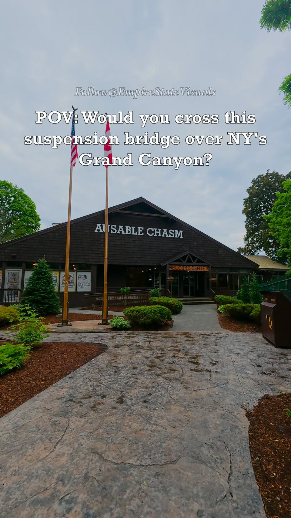Ausable Chasm's Wild Suspension Bridge Adventure