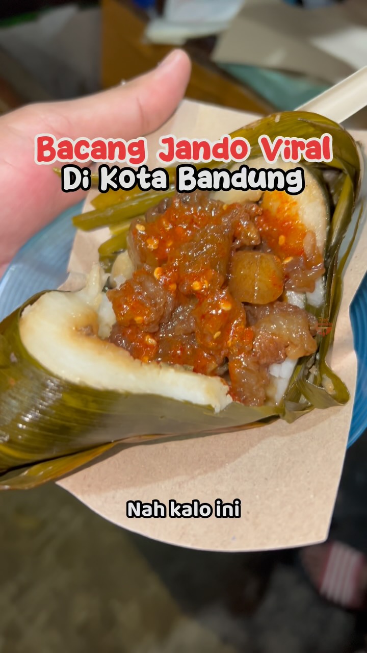 Viral Bacang Jando Street Food Vendor