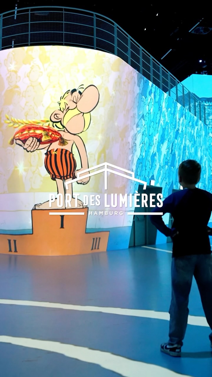 Immersive Asterix And Obelix Show At Port Des Lumieres