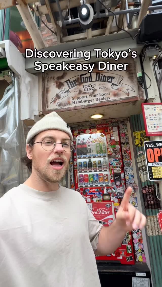 Hidden Speakeasy Diner In Tokyo