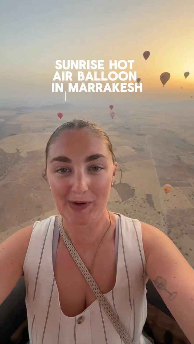 Marrakech Sunrise Hot Air Balloon Experience