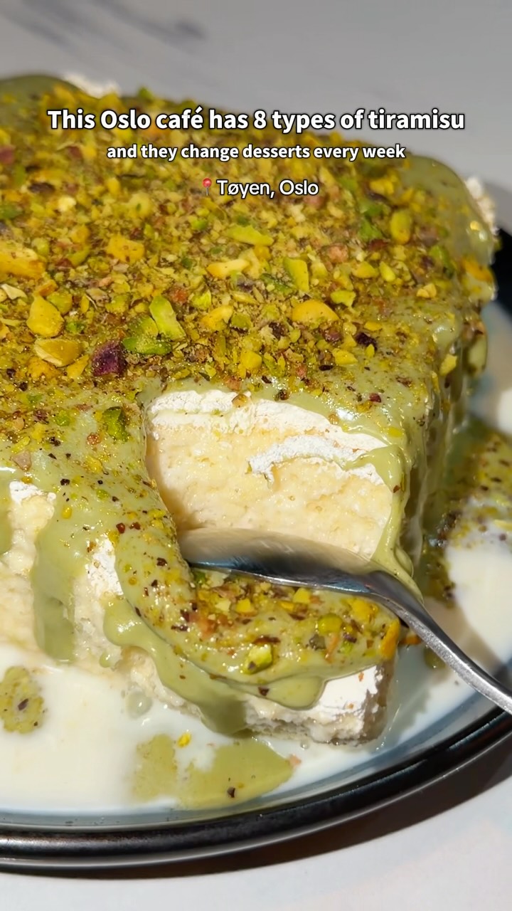 Oslo Cafe Features Eight Tiramisu Varieties