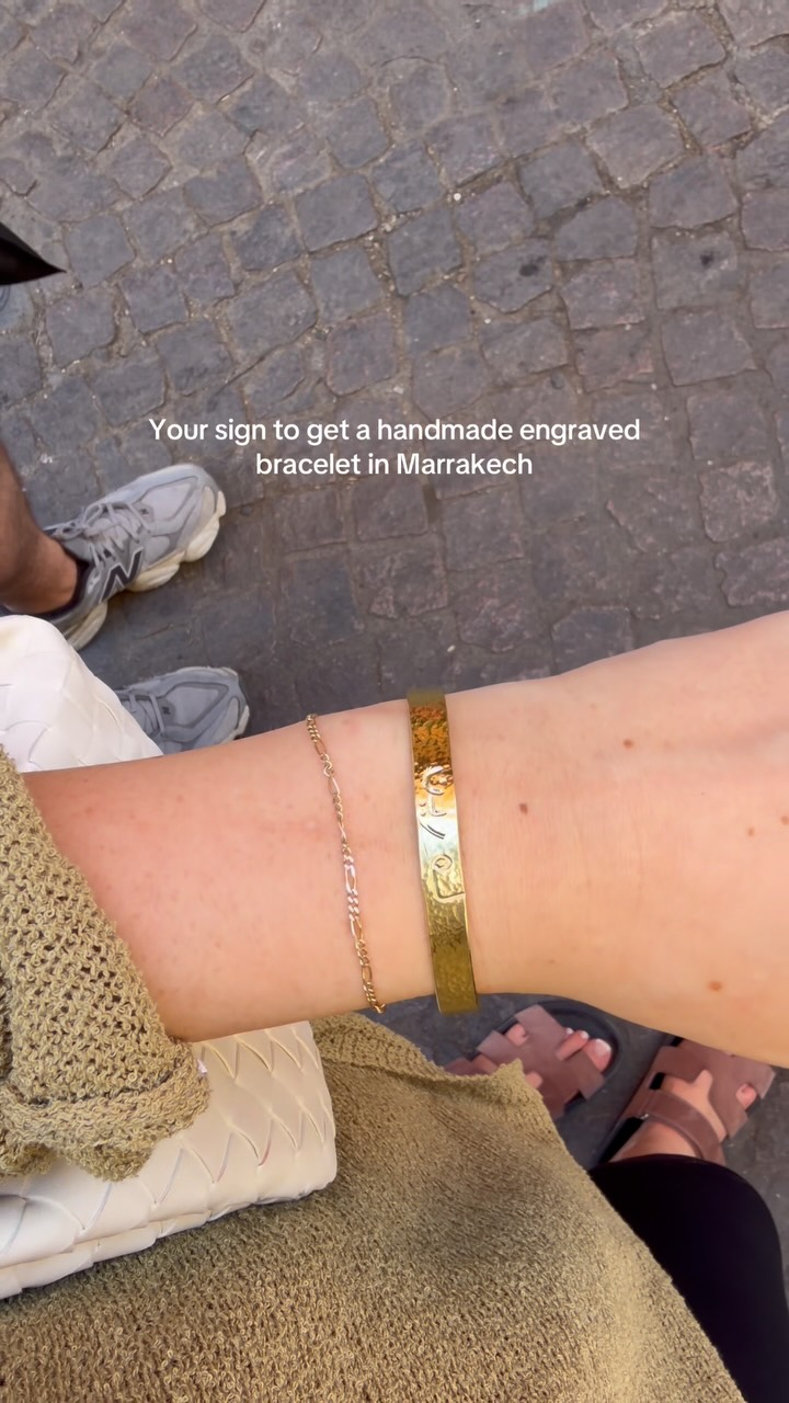 Marrakech Medina And Souks For Engraved Bracelets