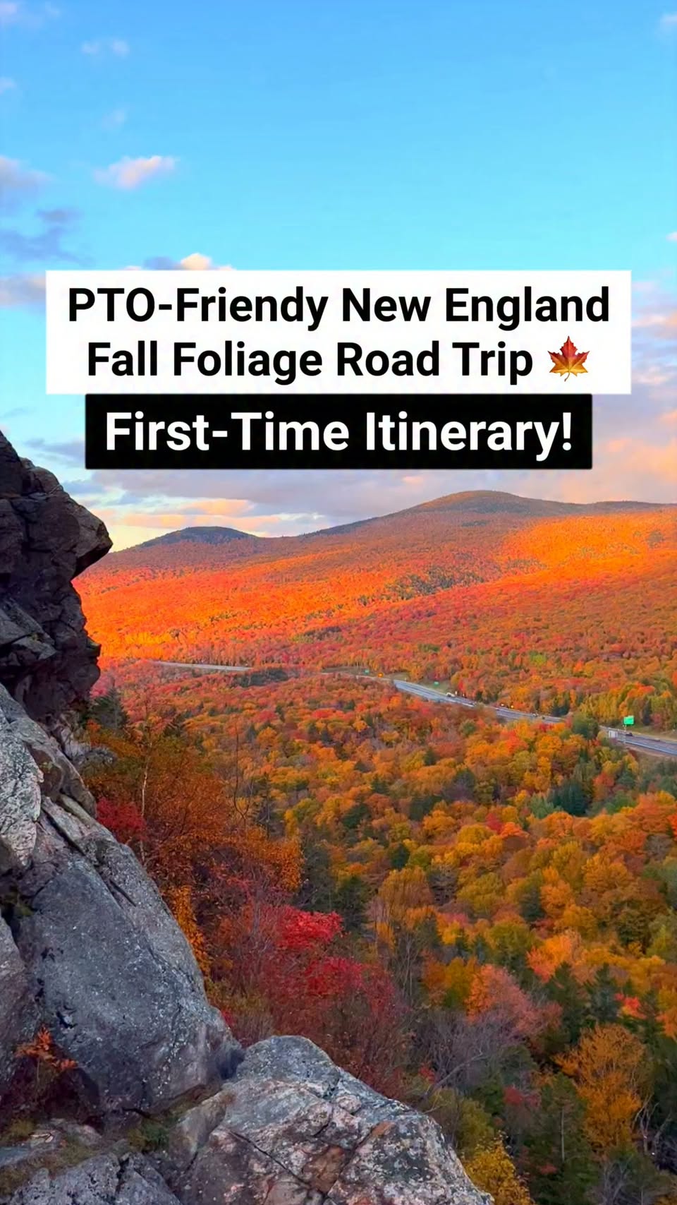 Scenic New England Fall Foliage Family Road Trip