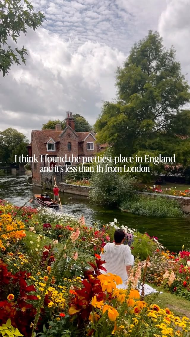 Canterbury Gardens Bloom Alongside River Stour