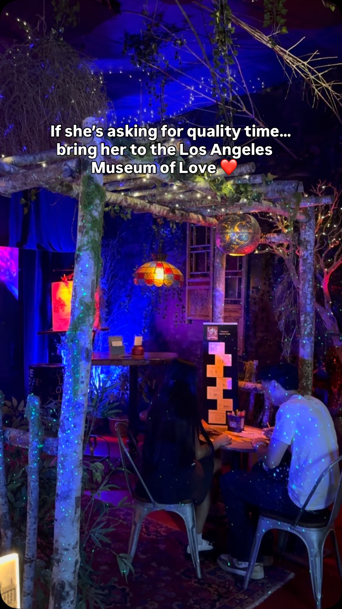 Interactive Museum of Love for Meaningful Dates
