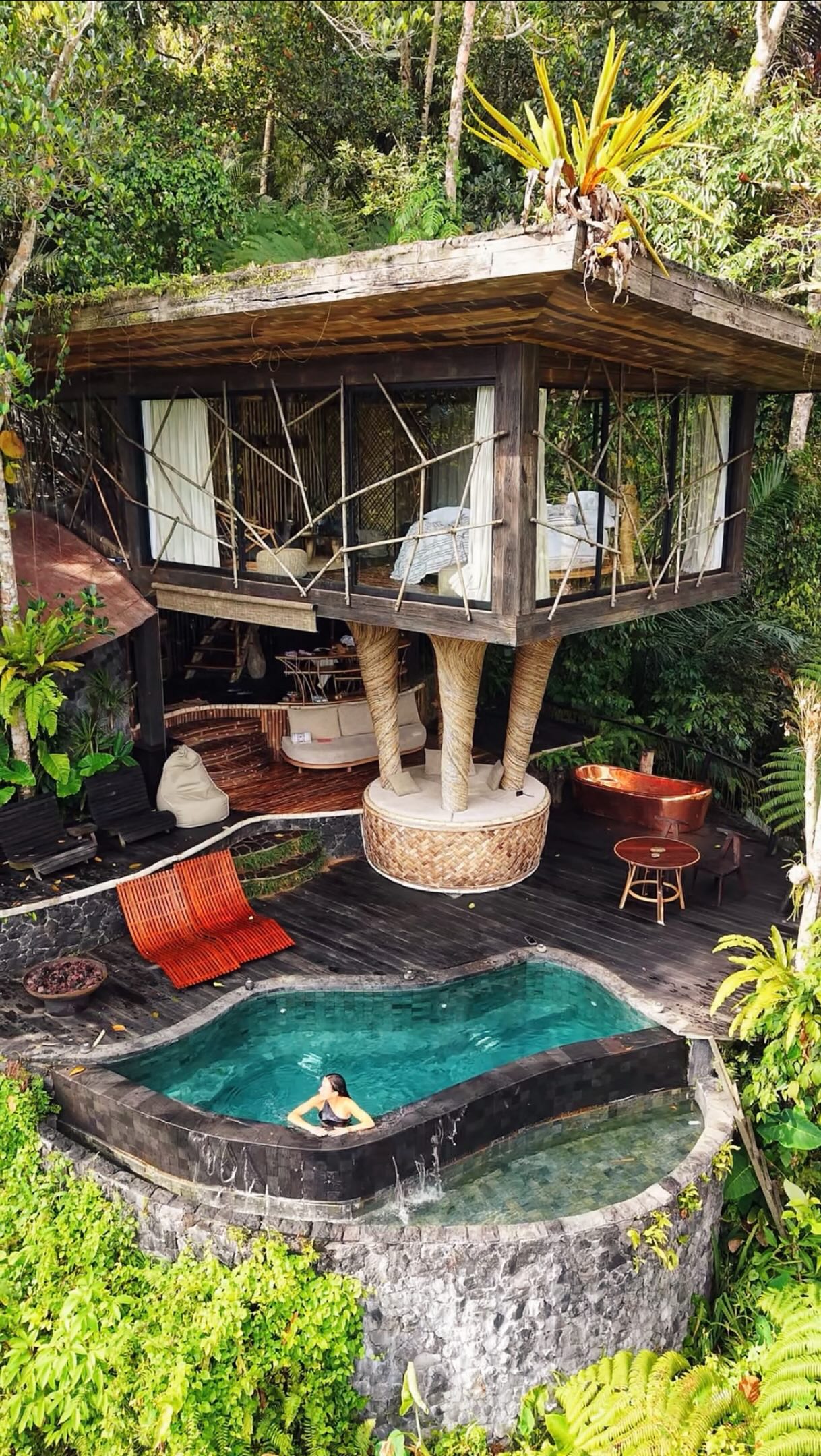 Hideout Eco Bamboo House Bali: Jungle Villa