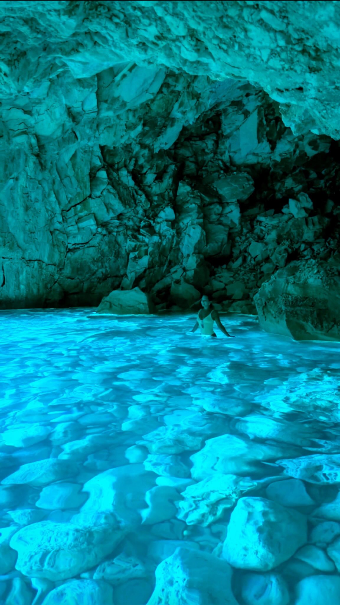 Albania's Blue Cave And Grama Bay Beaches