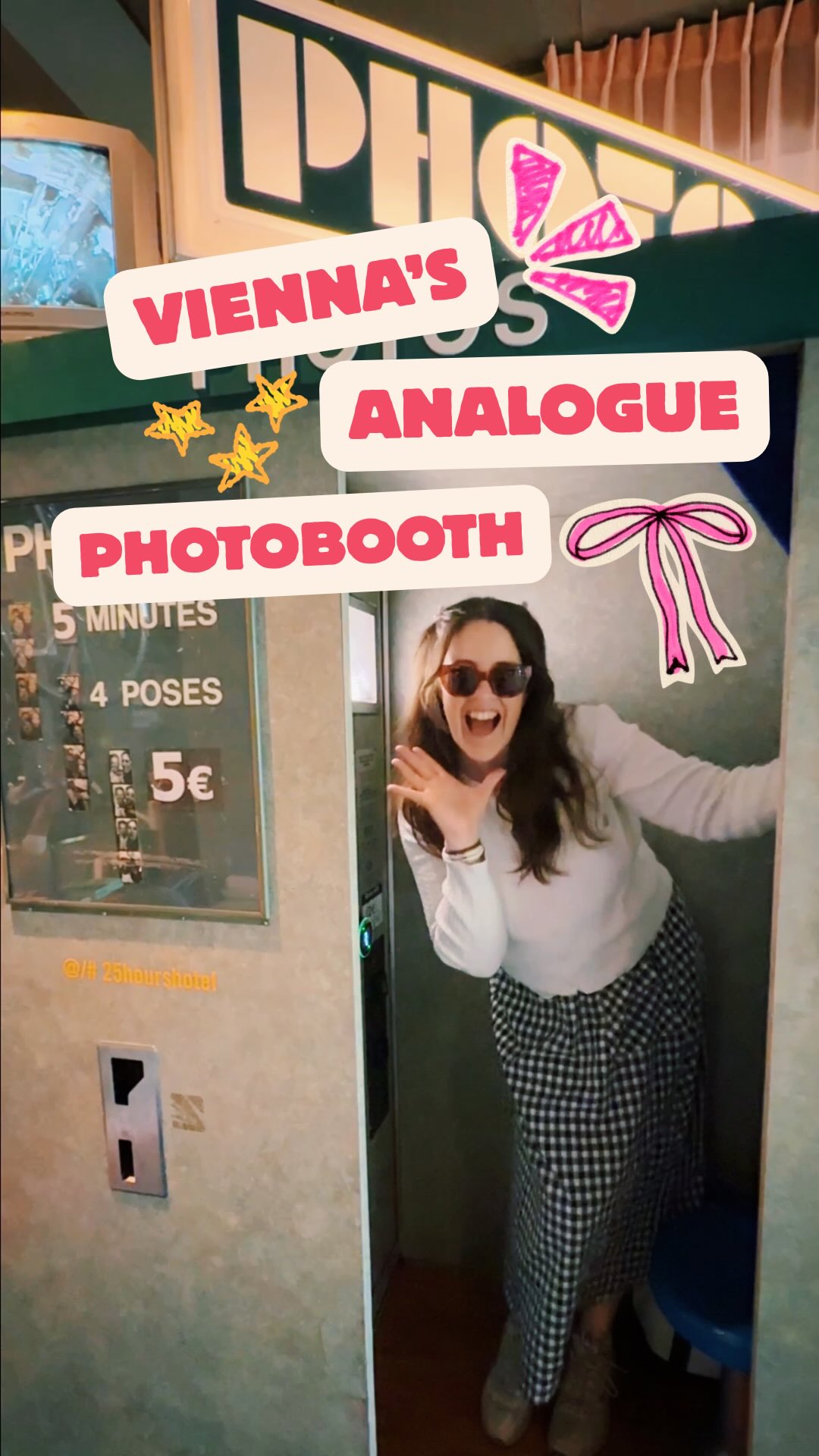 Vintage Photobooth at Vienna's 25hours Hotel