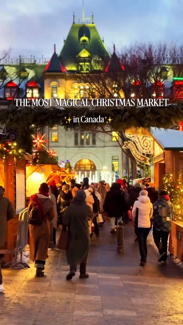 Old Quebec's German Christmas Market