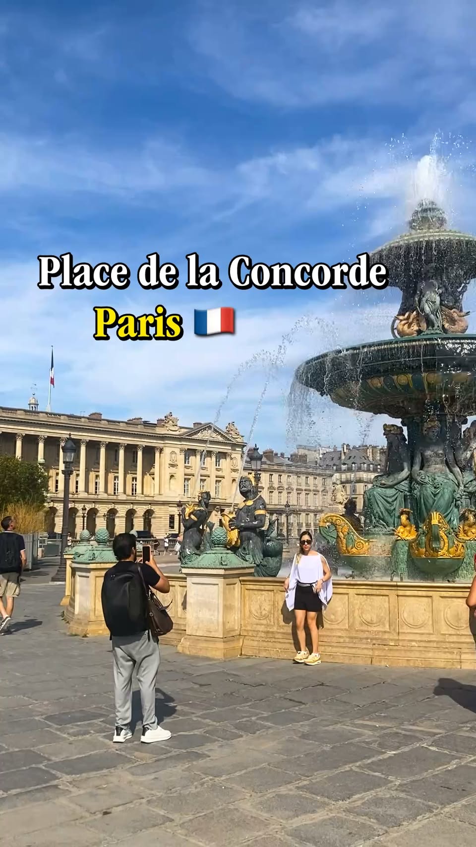 Iconic Paris Square with Luxor Obelisk