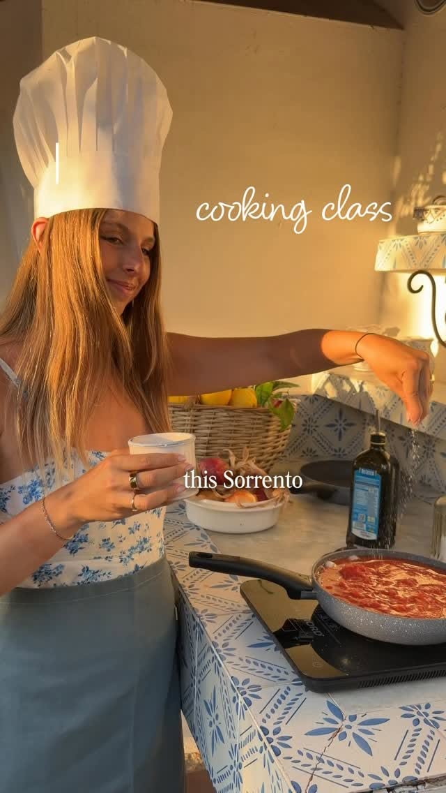 Italian Cooking Class At Sorrento Area Hotel