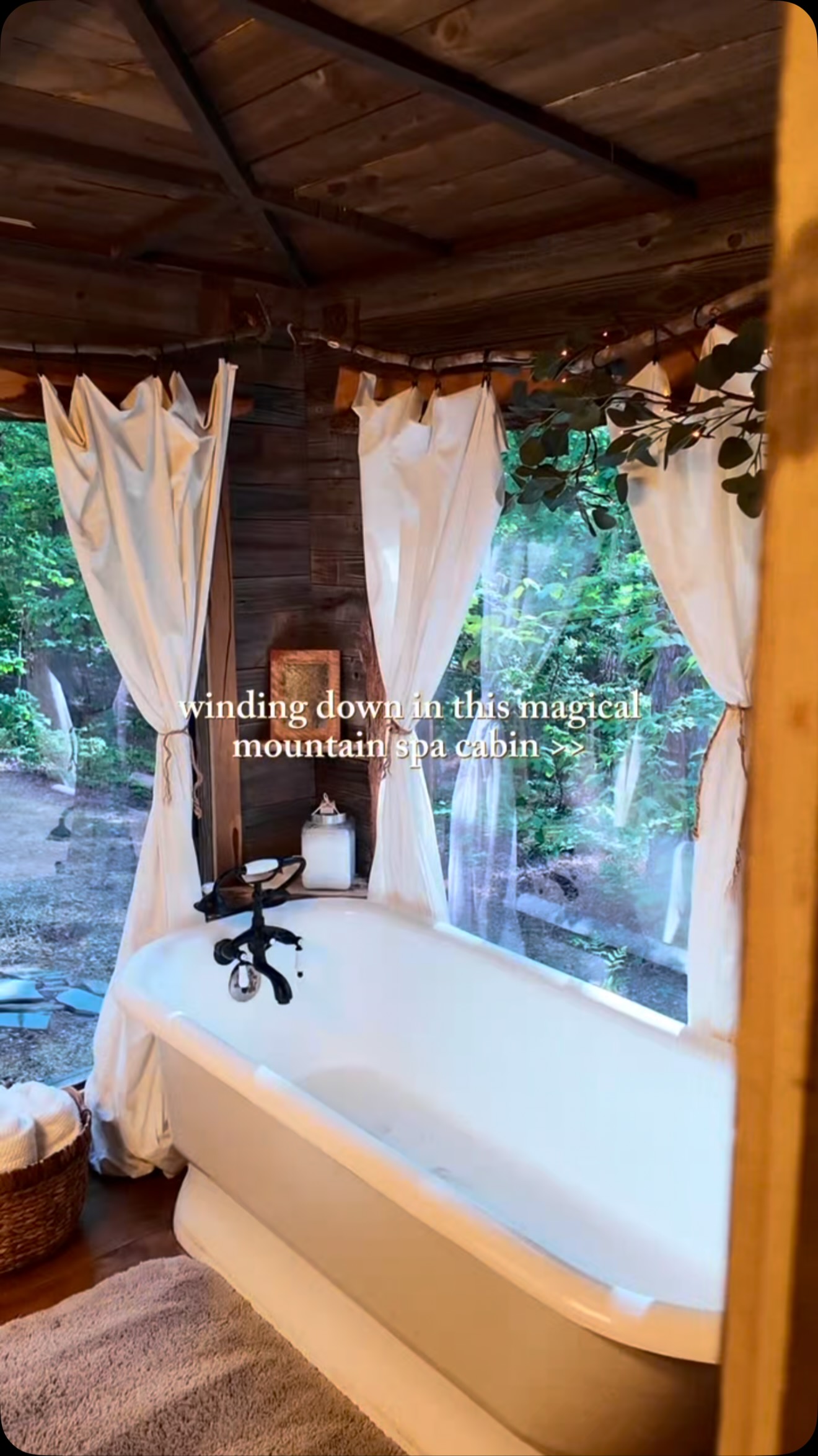 Mountain Spa Cabins in Ouachita National Forest