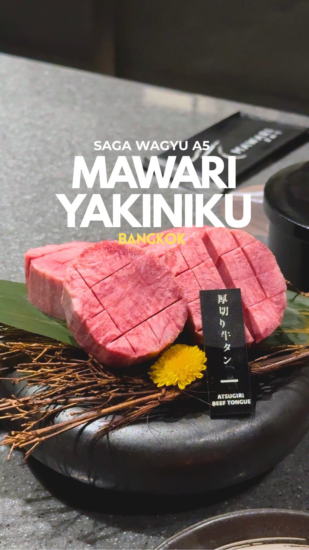 Affordable Saga A5 Wagyu at Bangkok's Mawari