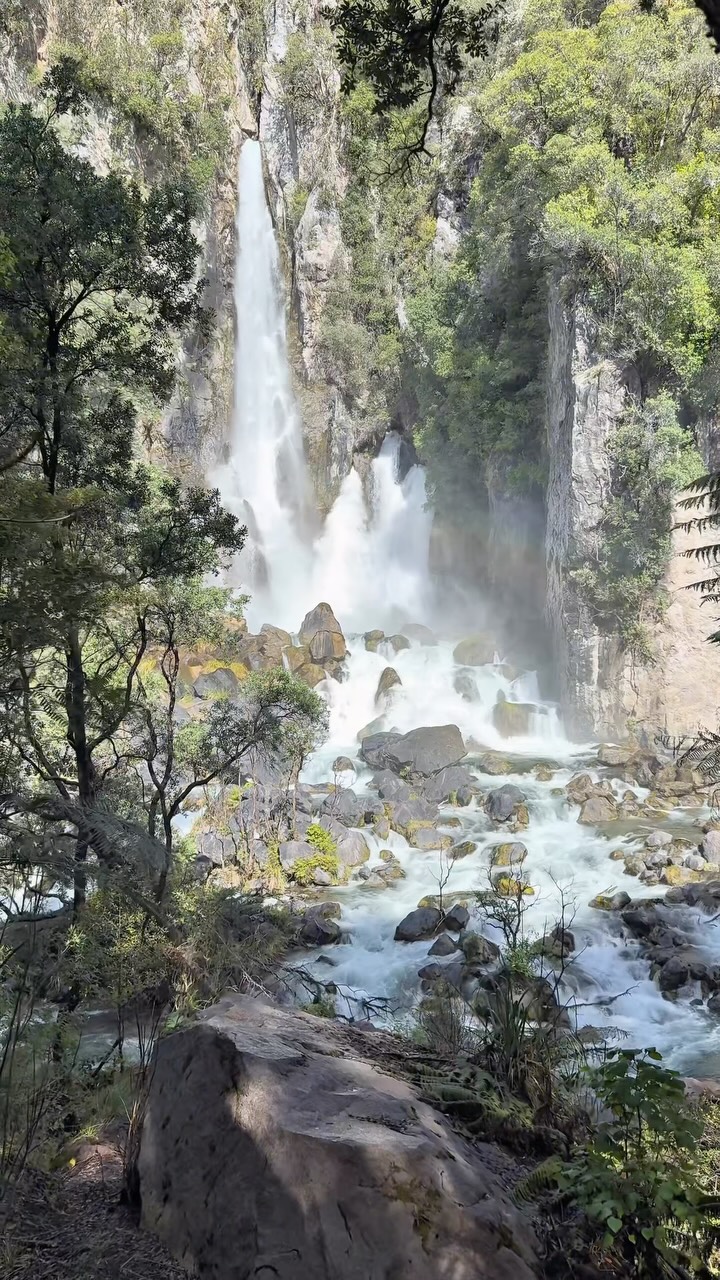 Hidden Waterfall Fed By Underground Spring