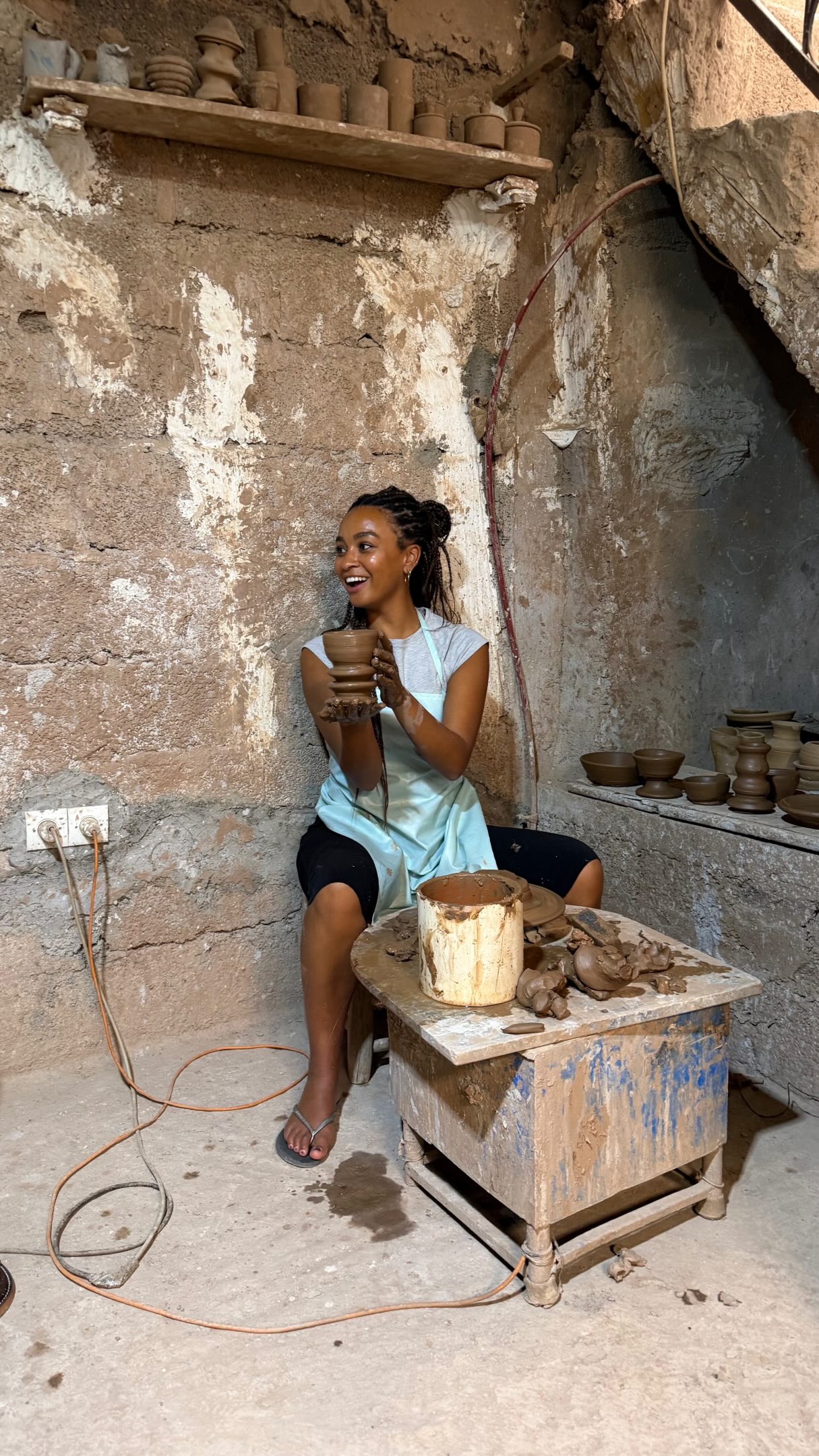 Marrakesh Pottery Workshop Demonstrates Traditional Craft