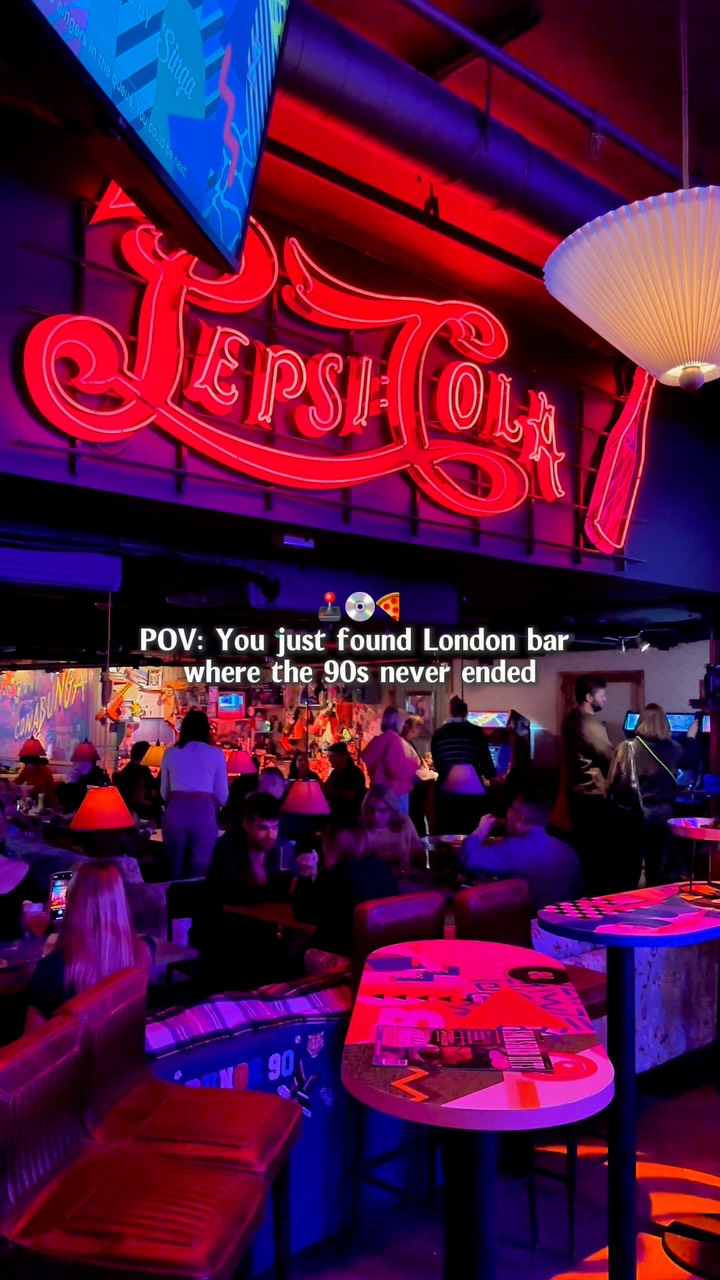90s Throwback Bar with Retro Games and Karaoke