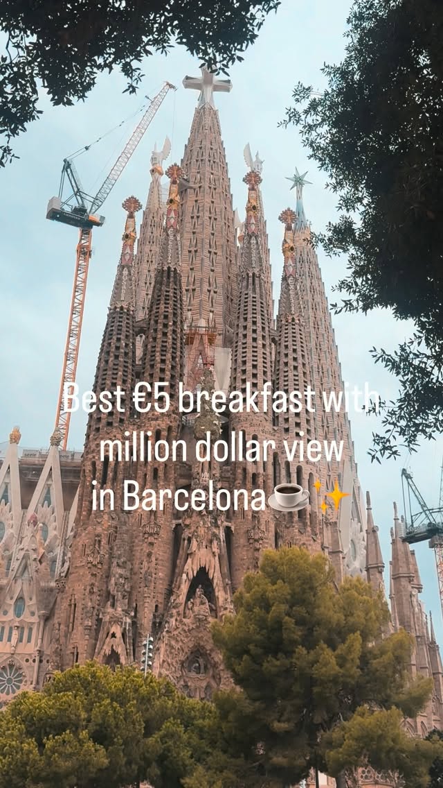 Budget Breakfast With Sagrada Familia Views