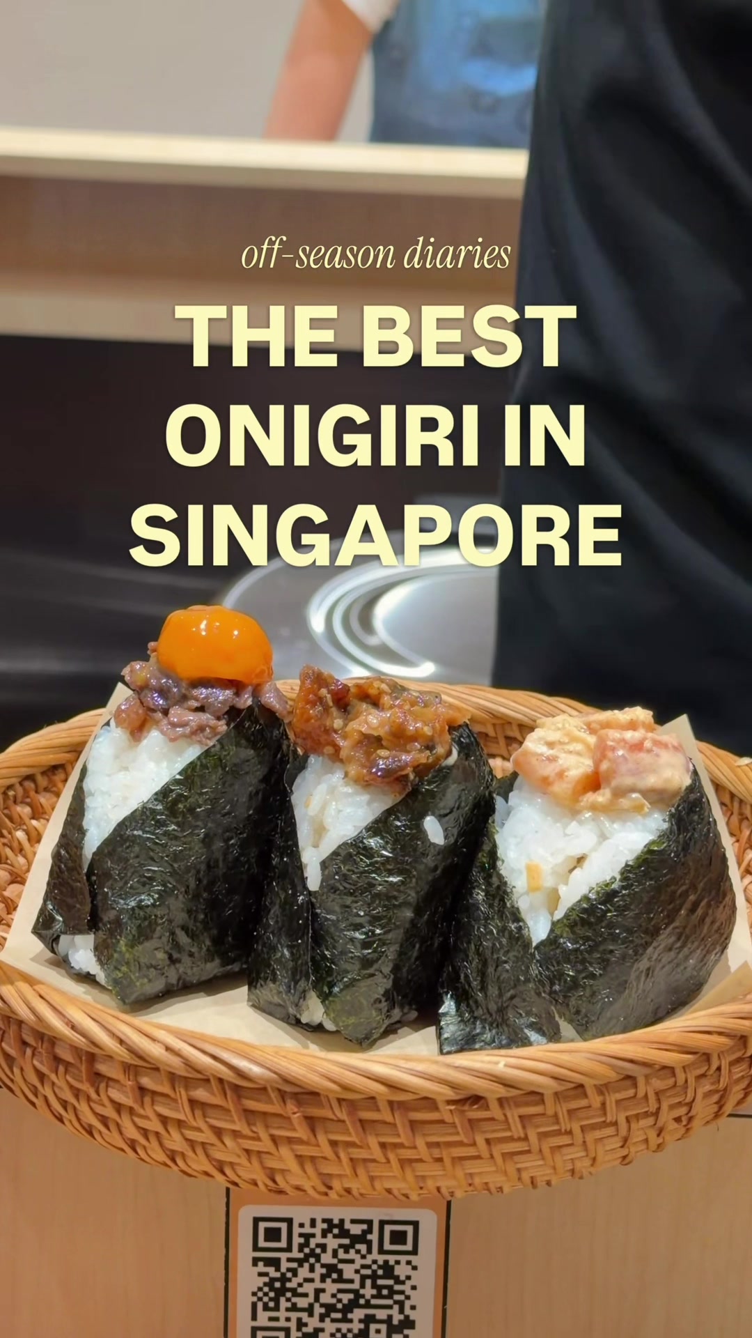 Freshly Made Onigiri Restaurant in Singapore