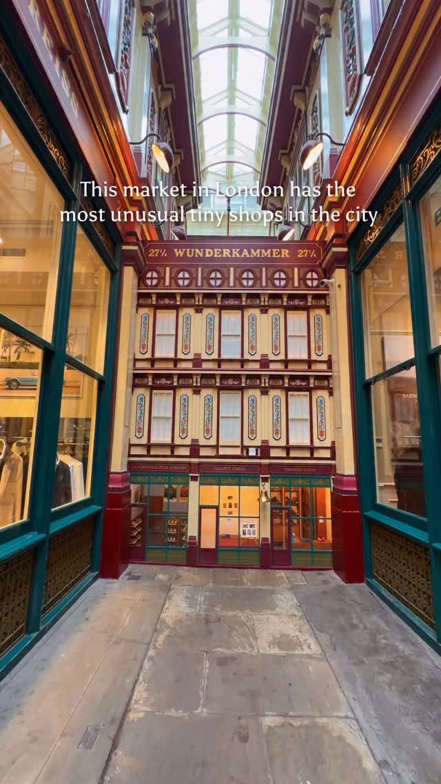 London's Tiny Shops: Leadenhall Market's Miniature Wonders