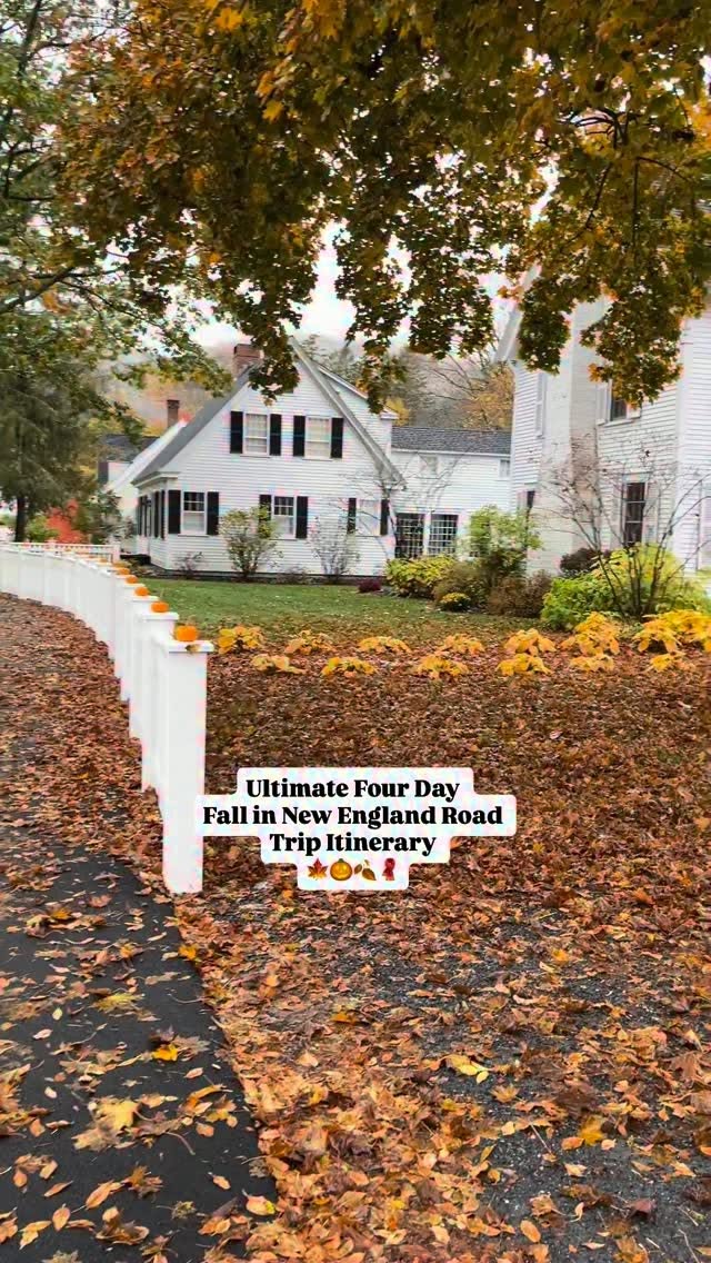 New England Fall Road Trip Through Vermont & New Hampshire