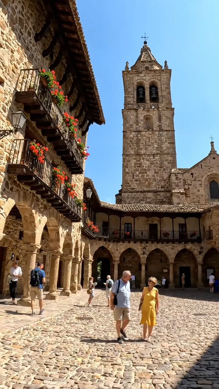 Historic Medieval Village of Aínsa in Aragon