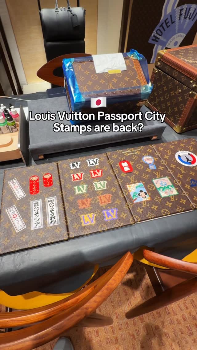 Louis Vuitton Tokyo Passport Stamps