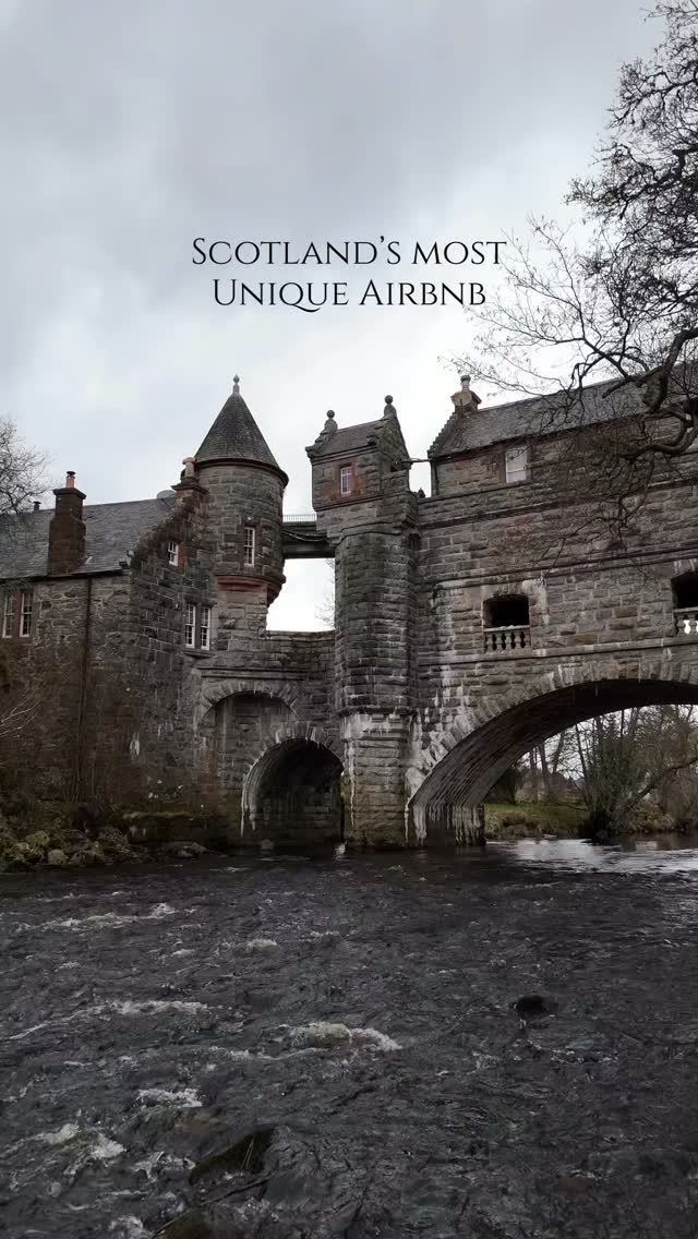 Historic Scottish Homes Built Over Rivers