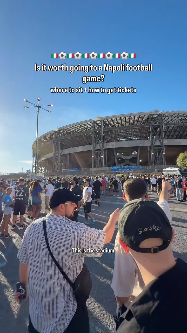 Napoli Football Stadium Experience In Italy