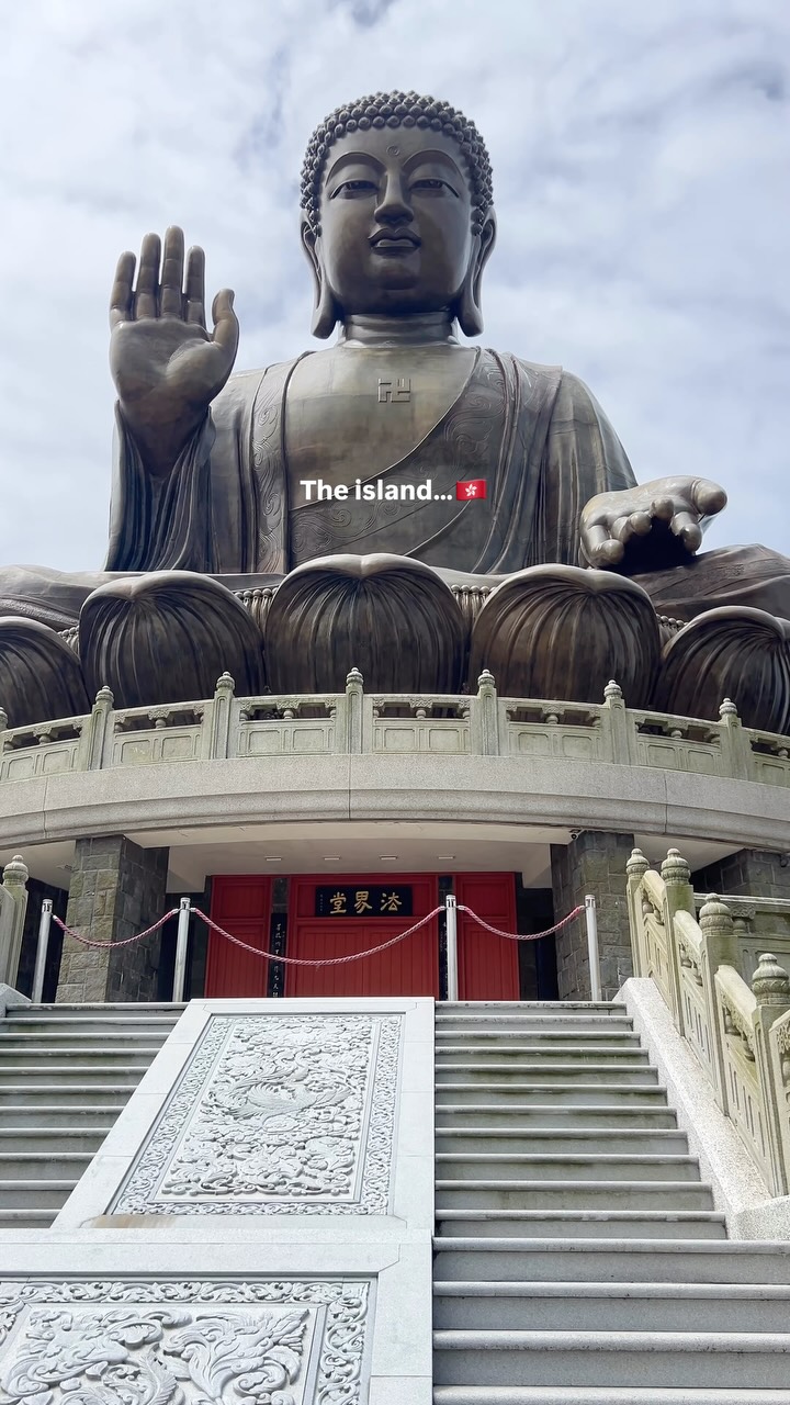 Tian Tan Buddha And Po Lin Monastery On Lantau Island