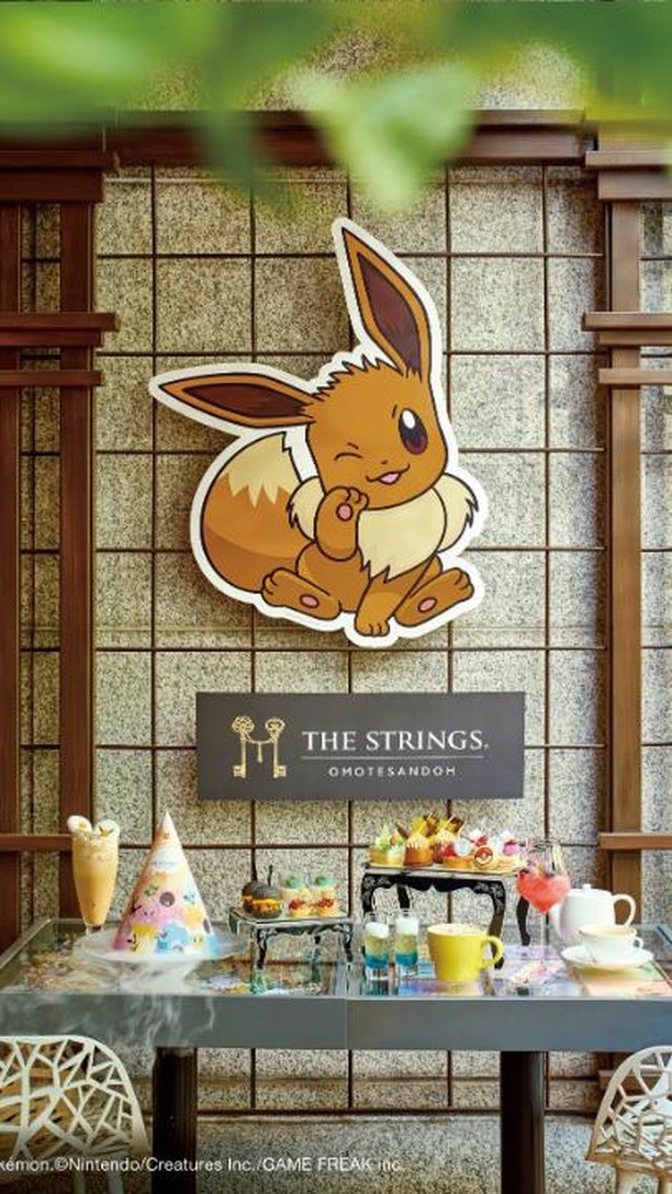 Eevee Friends Afternoon Tea At The Strings Omotesando
