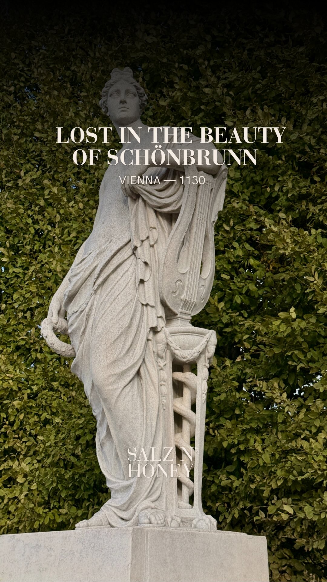 Schönbrunn Palace Gardens Statues