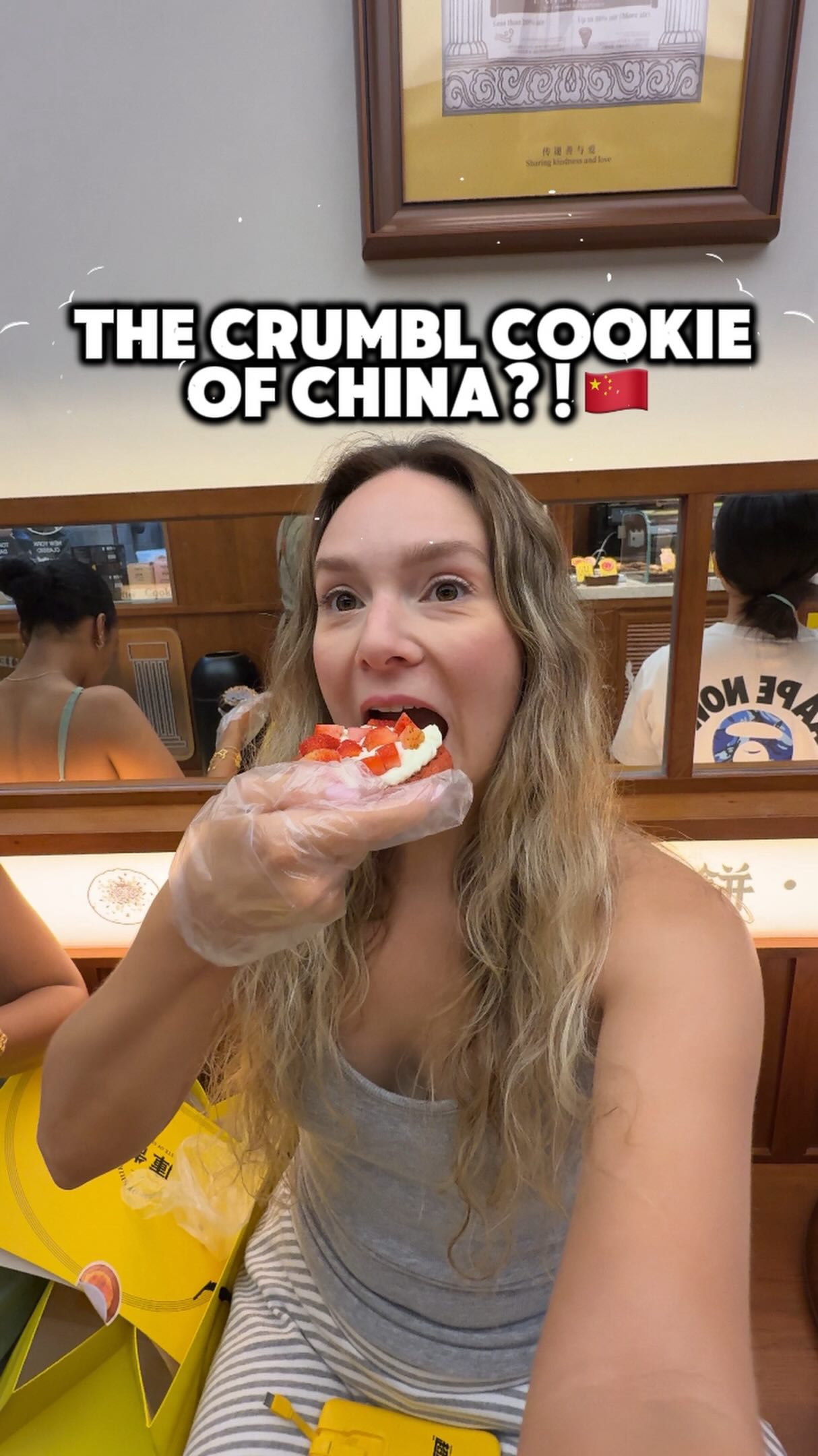 Shanghai Bakery Offers Crumbl-Style Cookies and Gelato