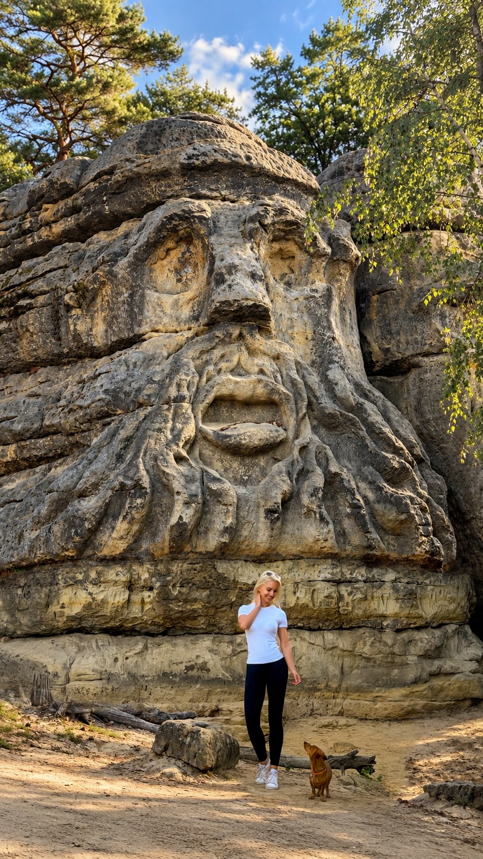 Fairytale Sculptures, Castle, and Dumplings Near Prague