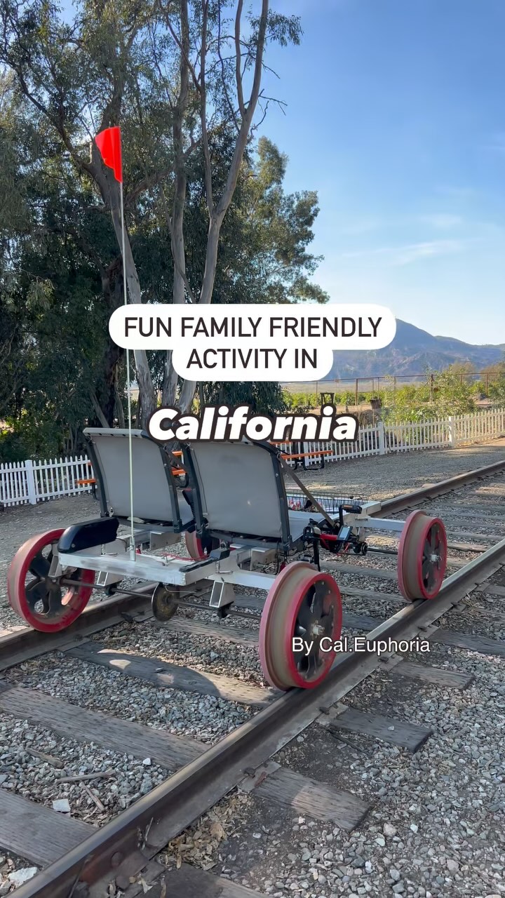California Railbike Tours Through Orchards