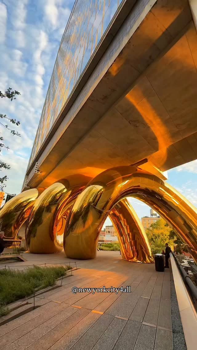 New Gold Serpent Installation Coils on High Line