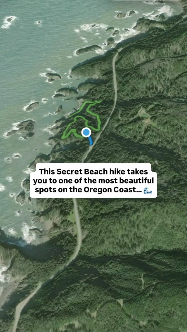Oregon Coast's Secret Beach and Natural Bridges