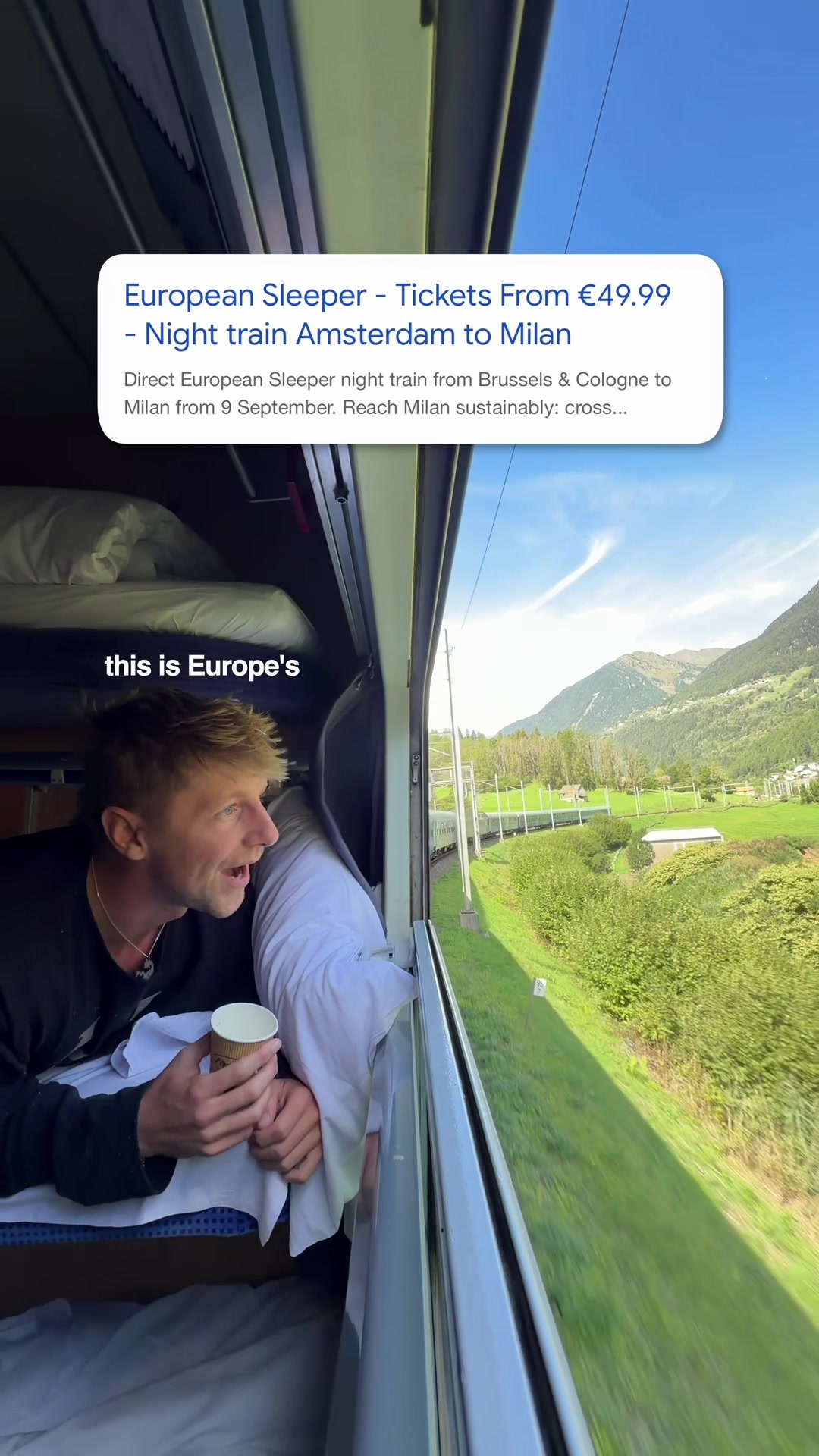 European Sleeper Adventure to Lake Como