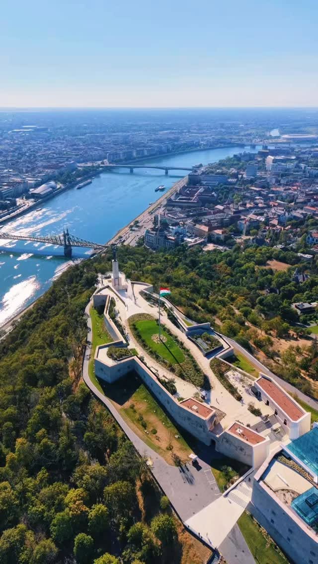 Budapest Views From Danube River And Citadella