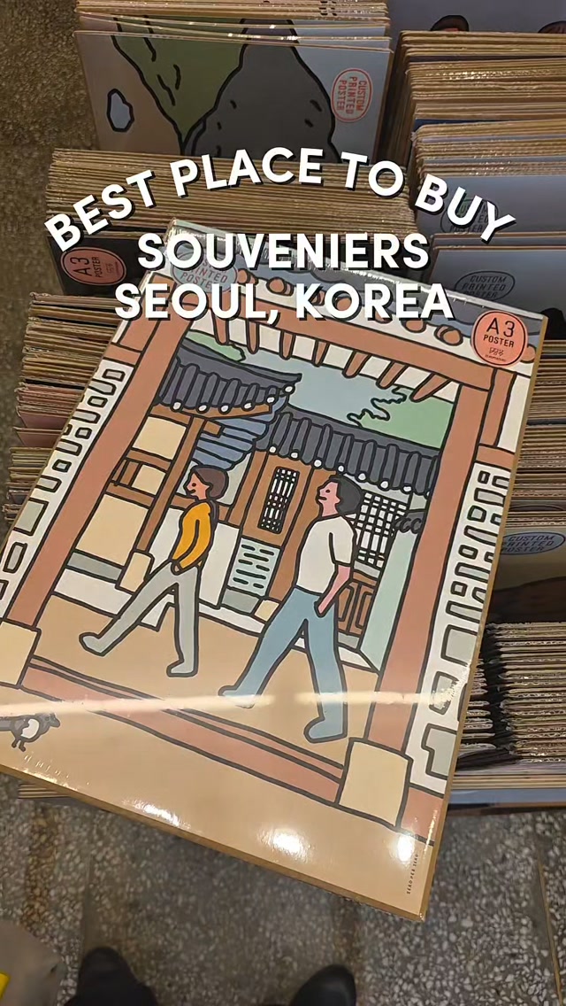 Seoul Souvenir Shops Near Mangwon Market