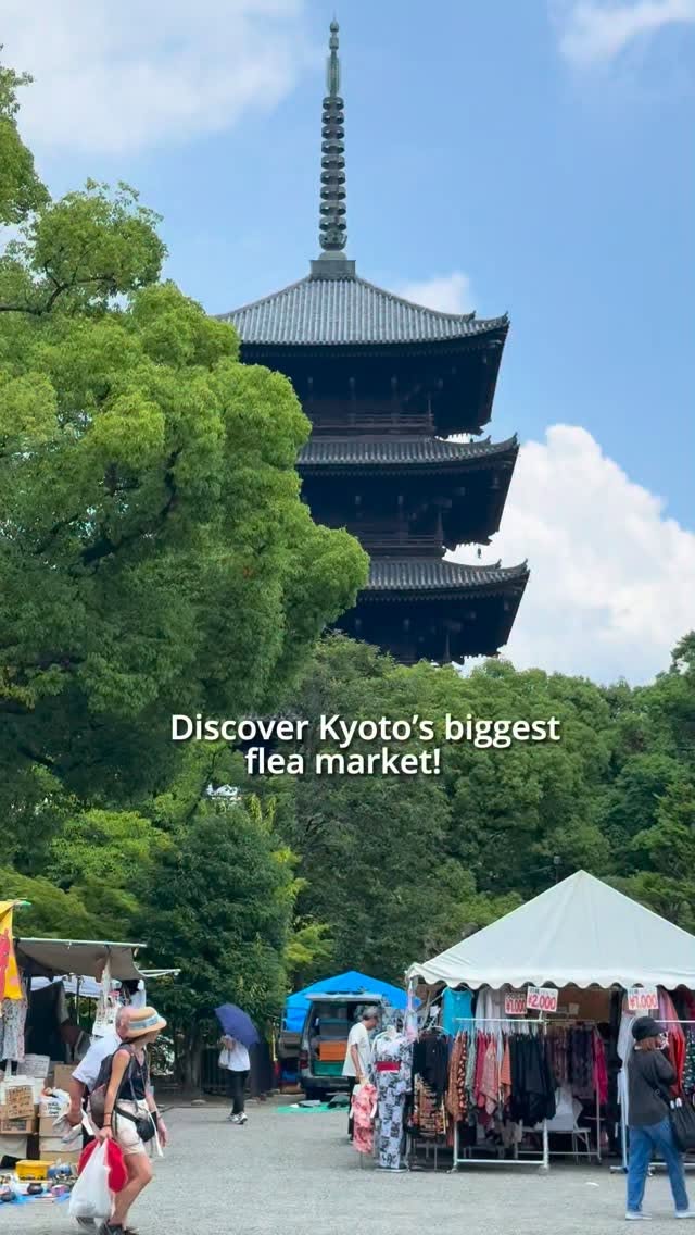 Kyoto's Tōji Temple Monthly Flea Market