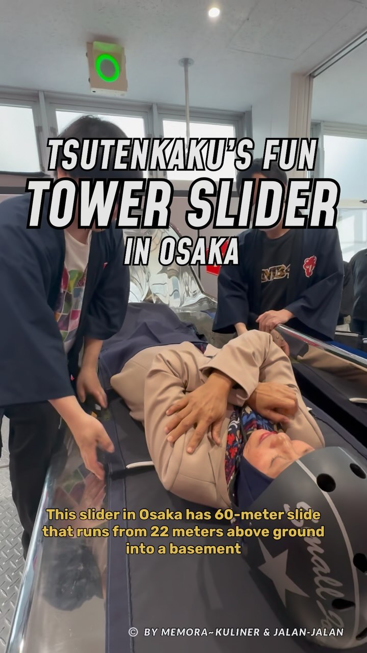 Shinsekai District's Tower Slider Thrill
